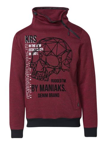 KOROSHI Sweatshirt. in rot
