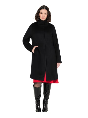 Ulla Popken Mantel in schwarz