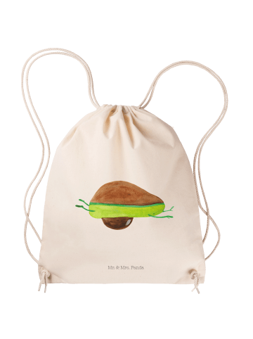 Mr. & Mrs. Panda Stoffrucksack Avocado Yoga ohne Spruch in Creme
