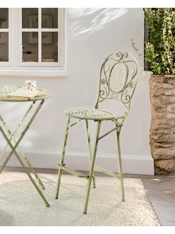 Beliani 2er-Set Gartenstuhl BIVIO in Grün