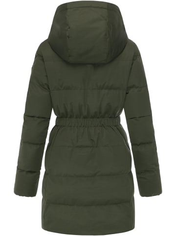 ragwear Steppmantel Niani YOUMODO in Dark Olive