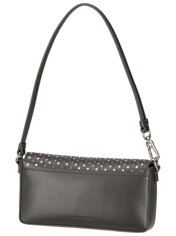 Karl Lagerfeld Handtasche Ikon/K Soft Shoulderbag Studs in Black Embellishment