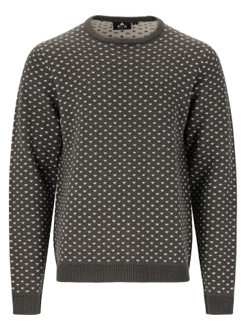 Whistler Strickpullover Borge in 1011 Dark Grey Melange