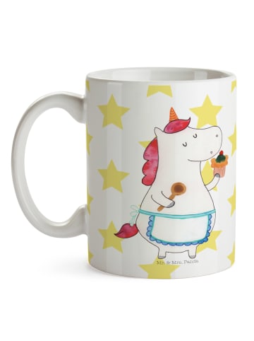 Mr. & Mrs. Panda Kaffeetasse Einhorn Küche ohne Spruch in Weiß