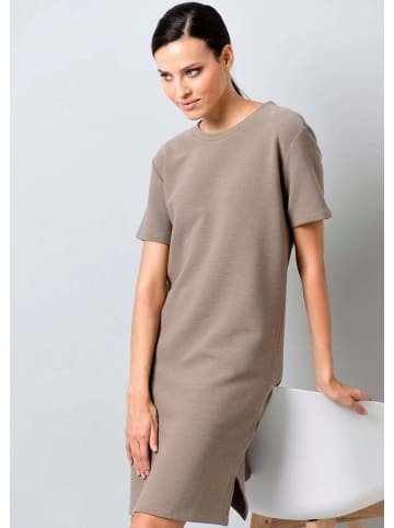Alba Moda Jerseykleid in Tshirtform in taupe