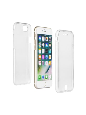 COFI 1453 360° Rundum Full Body kompatibel mit iPhone 14 Transparent in Transparent