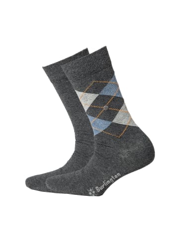 Burlington Socken 2er Pack in Dunkelgrau