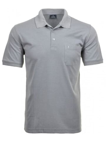 Ragman Poloshirt mit Brusttasche in Grey