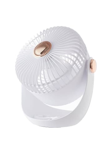 Butlers Ventilator AIR WAVE aufladbar in Weiß