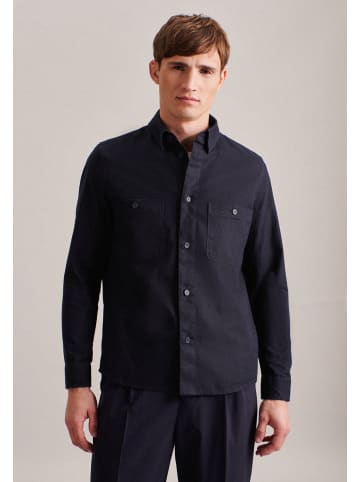 Studio Seidensticker Overshirt Regular in Dunkelblau