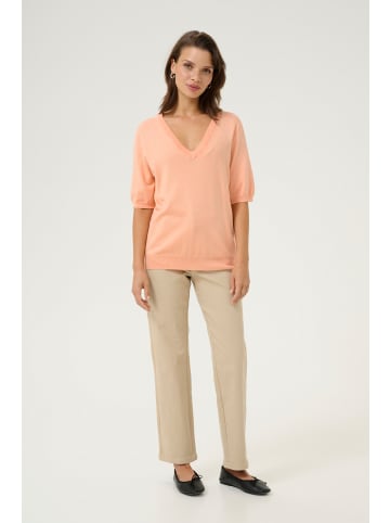 Kaffe Strickpullover KAlizza Regular fit in Peach Nectar