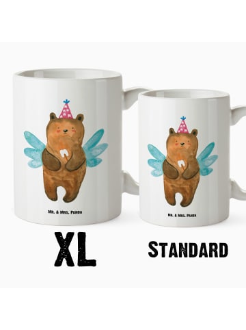 Mr. & Mrs. Panda Weiße Tasse Bär Zahnfee ohne Spruch in Weiß