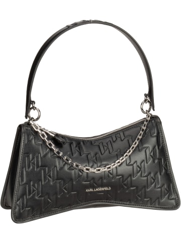 Karl Lagerfeld Abendtasche K/Seven Element Shoulderbag Embossed in Black