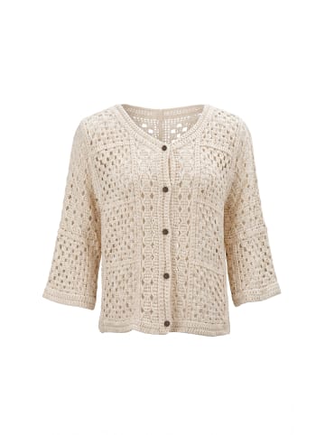 VIRITA Women Cardigan in Beige