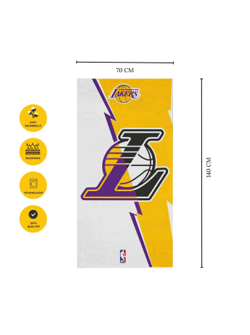 termana Traum&Trend Badetuch / Strandtuch "Basketball, NBA, LA Lakers" in Bunt