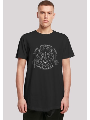 F4NT4STIC Long Cut T-Shirt Harry Potter Gryffindor Seal in schwarz