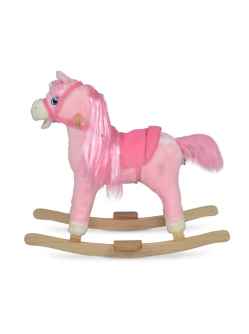 Moni Schaukelpferd Plüsch Rose WJ-001 in rosa