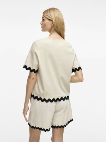 Vila T-Shirt VICalisa in sand schwarz - 0001