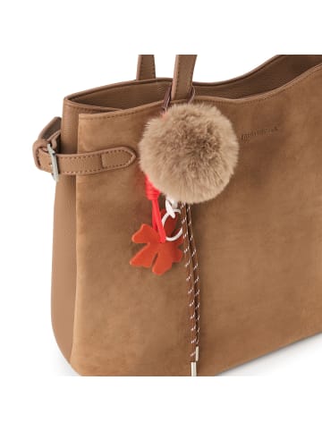 FREDs BRUDER Playful Schultertasche Leder 37 cm caramel