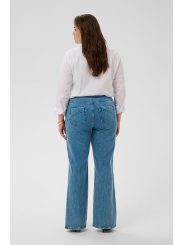 KAFFE curve Jeans KCflora Slim fit in Blue Washed Denim