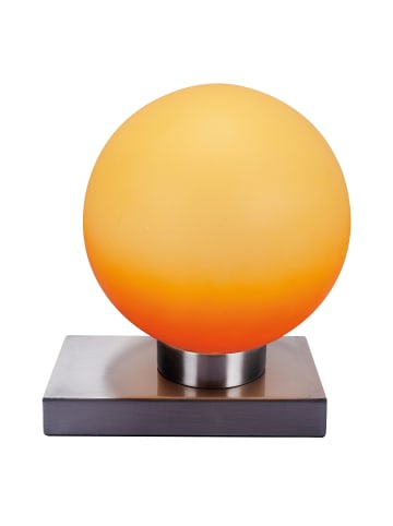 näve Glastischleuchte "Arancio" Ø 15 cm mit Touch-Dimmer in Orange