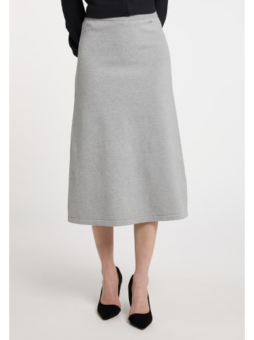 DreiMaster Damen Rock in Grau Melange