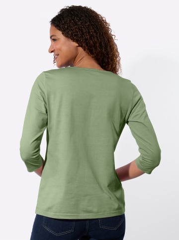 WITT WEIDEN 2er-Pack Shirts in eucalyptus + ecru