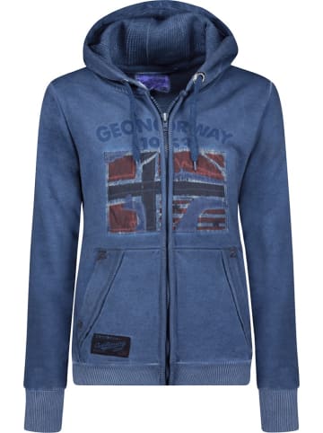 Geographical Norway Hoodie "Gotz Men 100 Eo +Bs" in Blau