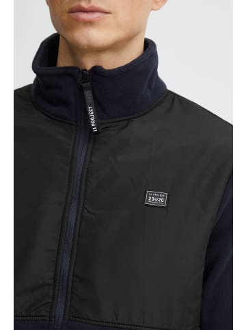 11 Project Fleecejacke PRDexton JA 21300934-ME  Fleecejacke mit Eingrifftaschen in Blau