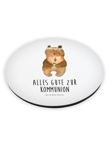 Mr. & Mrs. Panda magnet Bär Kommunion mit Spruch in Weiß