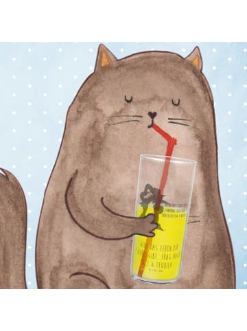 Mr. & Mrs. Panda Glas Axolotl Tequila mit Spruch in Transparent