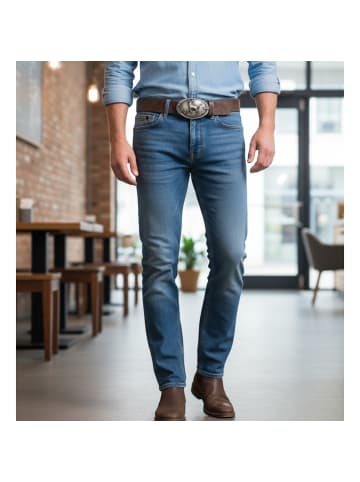 FRONHOFER Trachtengürtel Hirsch in Trachten-braun