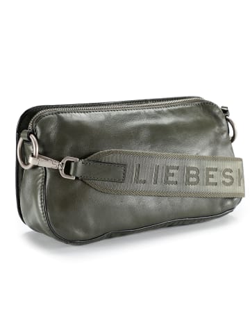 LIEBESKIND BERLIN Clarice Umhängetasche M Leder 27 cm in cypress green