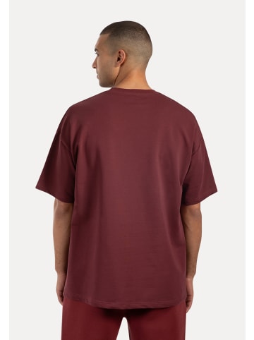 SMILODOX T-Shirt Kayson in Bordeaux