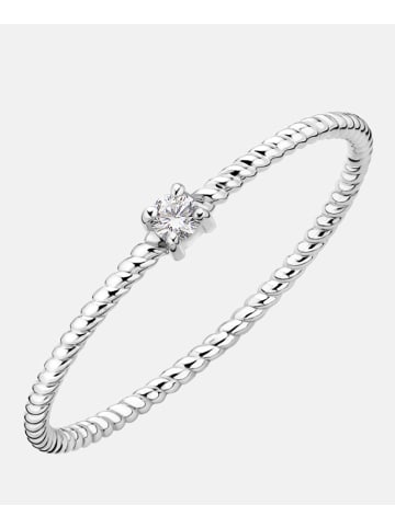 Diamant L'éternel Ring aus 375 Weißgold mit 0.04 Karat Diamant