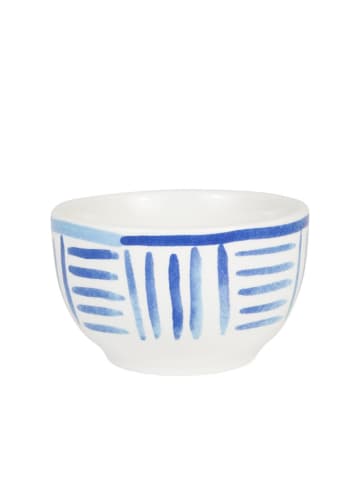 Blond Amsterdam Schale Blaue Streifen in Blau - 8cm