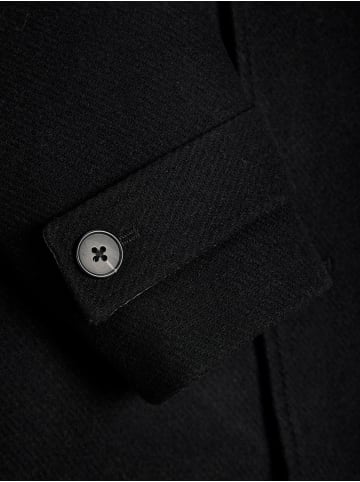 JACK & JONES PLUS Wollmantel in Black