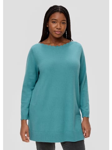 TRIANGLE Strickpullover langarm in Petrol