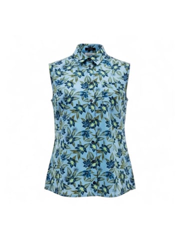 Jack Wolfskin Bluse Luena Shirt Damen Bluse Sportbluse Freizeithemd in Blau