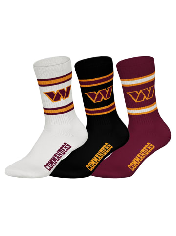 NFL Socken 6er Pack in Washington Commanders/Mix