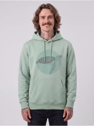 wat? Apparel Sweatshirt Meeresschildkröte in Aloe