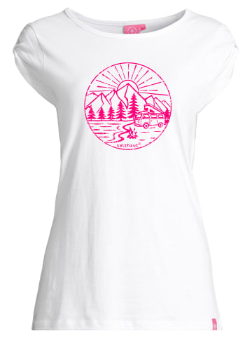 Salzhaut Shirt BIIKE - CAMPER in White