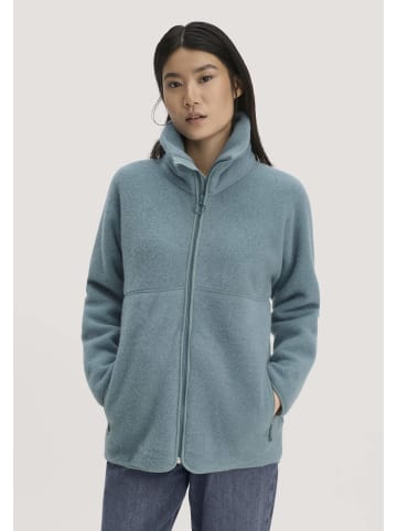Hessnatur Wollfleece Jacke in gletscherblau