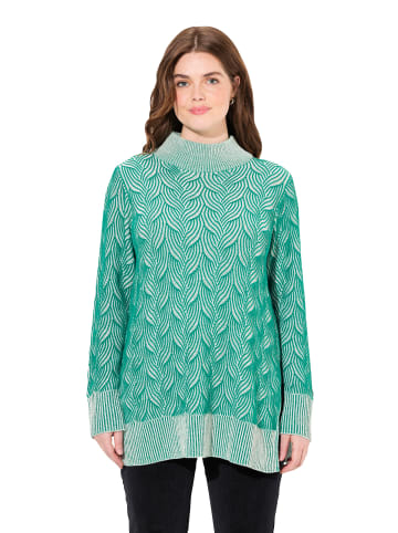 Ulla Popken Pullover in smaragd grün