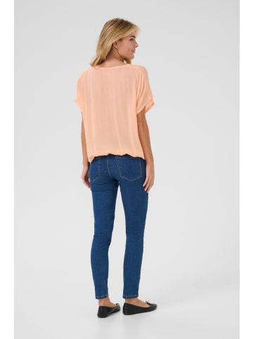 Kaffe Ärmellose Bluse KAamber Loose fit in Peach Nectar