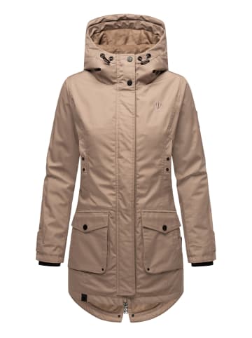 Navahoo Winterjacke Brinjaa in Taupe Grey