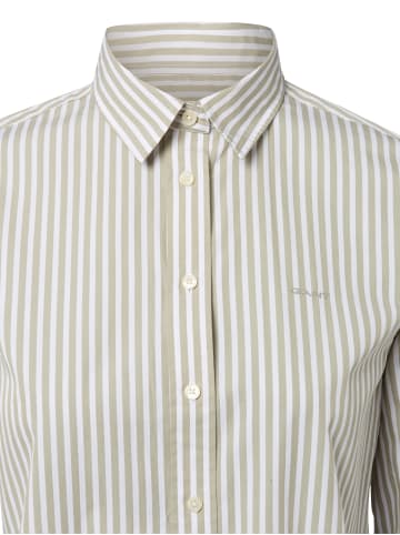 Gant Bluse in oliv weiß - 0008