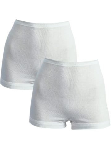 ESGE Baumwolle, Feinripp Schlüpfer 2er-Pack in weiß