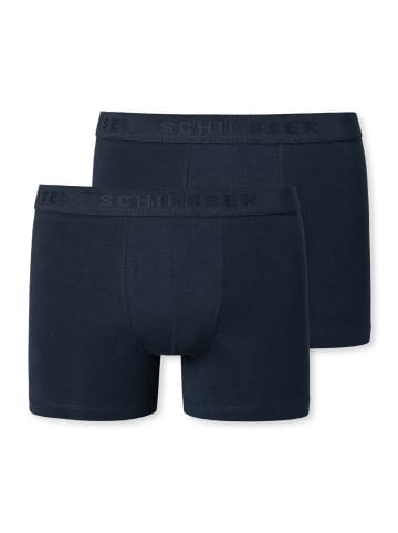 Schiesser Boxershort 2er Pack in Dunkelblau