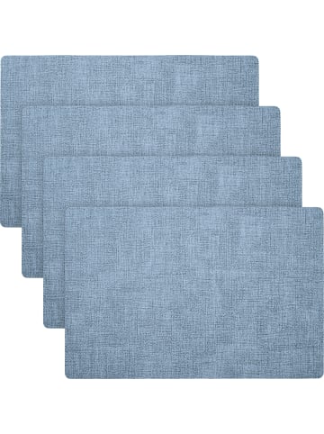 Erwin Müller Tischset 4er-Pack Elvas in blau